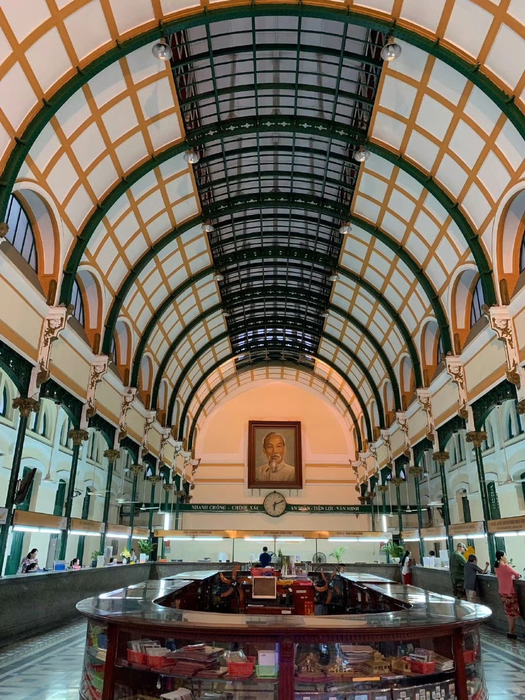 Ho Chi Minh-Saigon Central Post Office, Ho Chi Minh City, built in 1892 and full of French style