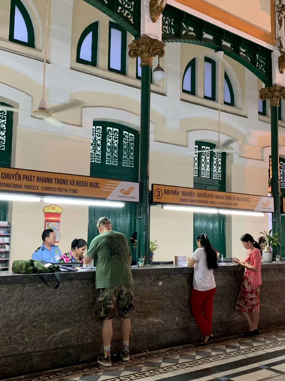 Ho Chi Minh-Saigon Central Post Office, Ho Chi Minh City, built in 1892 and full of French style