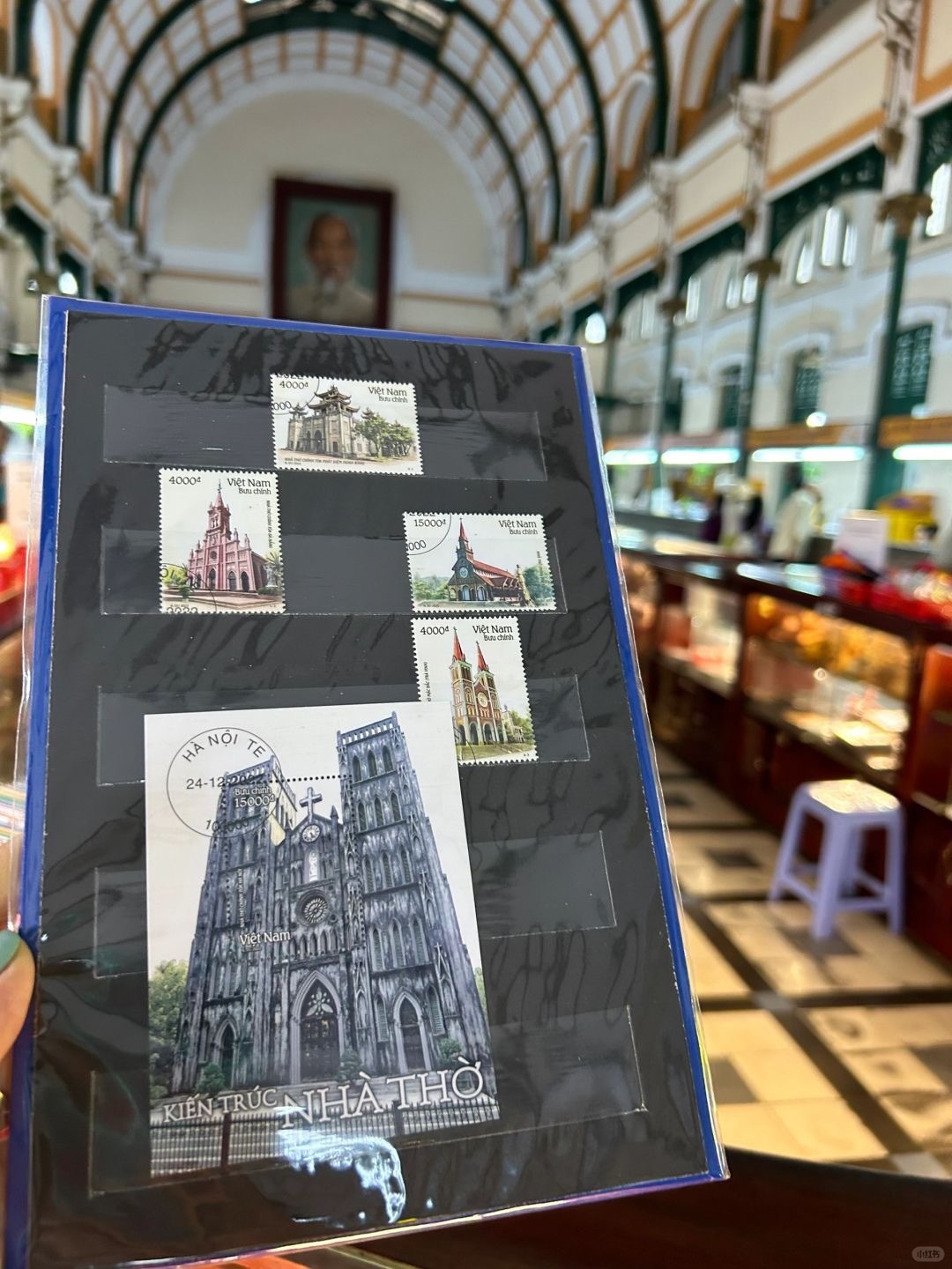 Ho Chi Minh-Saigon Central Post Office, Ho Chi Minh City, built in 1892 and full of French style