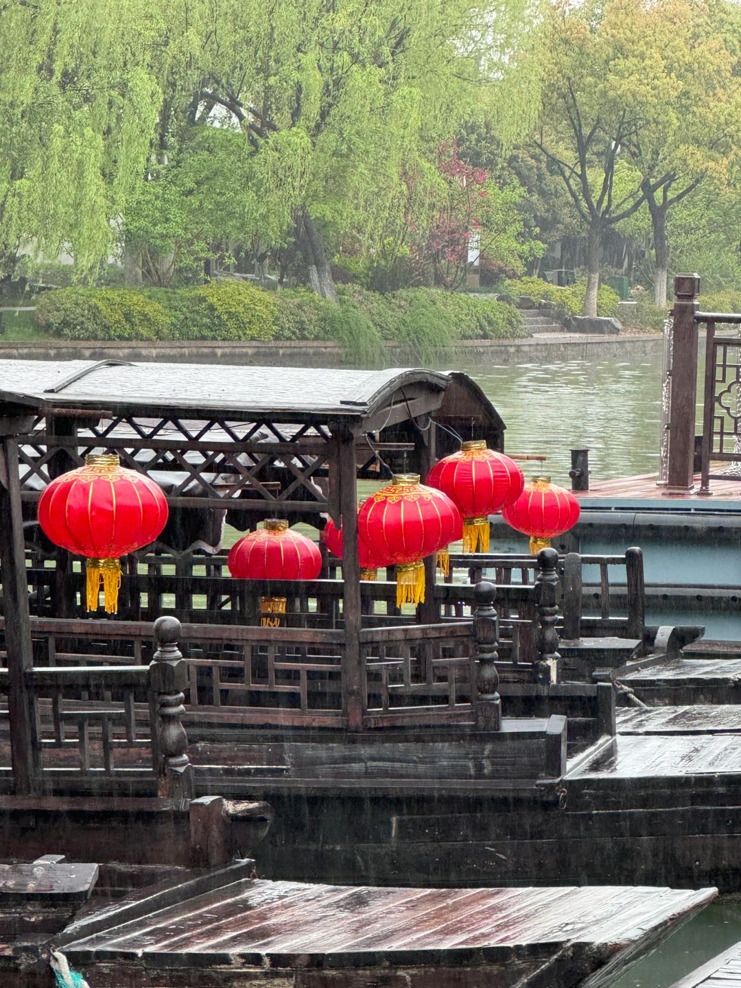 Shanghai/Hangzhou-Jiangnan Nanhu Park, with its unique architectural style and Jiangnan style!