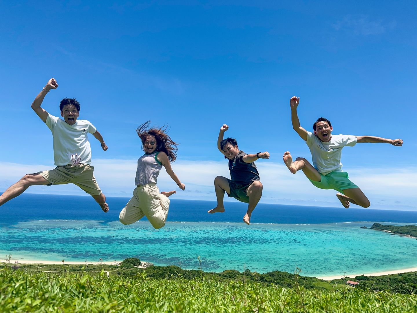 Okinawa-I have lived in Ishigaki Island for 4 years, with only blue sky, white clouds and vast ocean