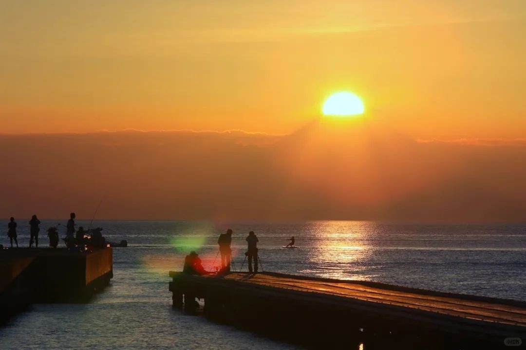 Tokyo-Tateyama, Small Hawaiian town near Tokyo, is the best place to meet sharks at the sunset