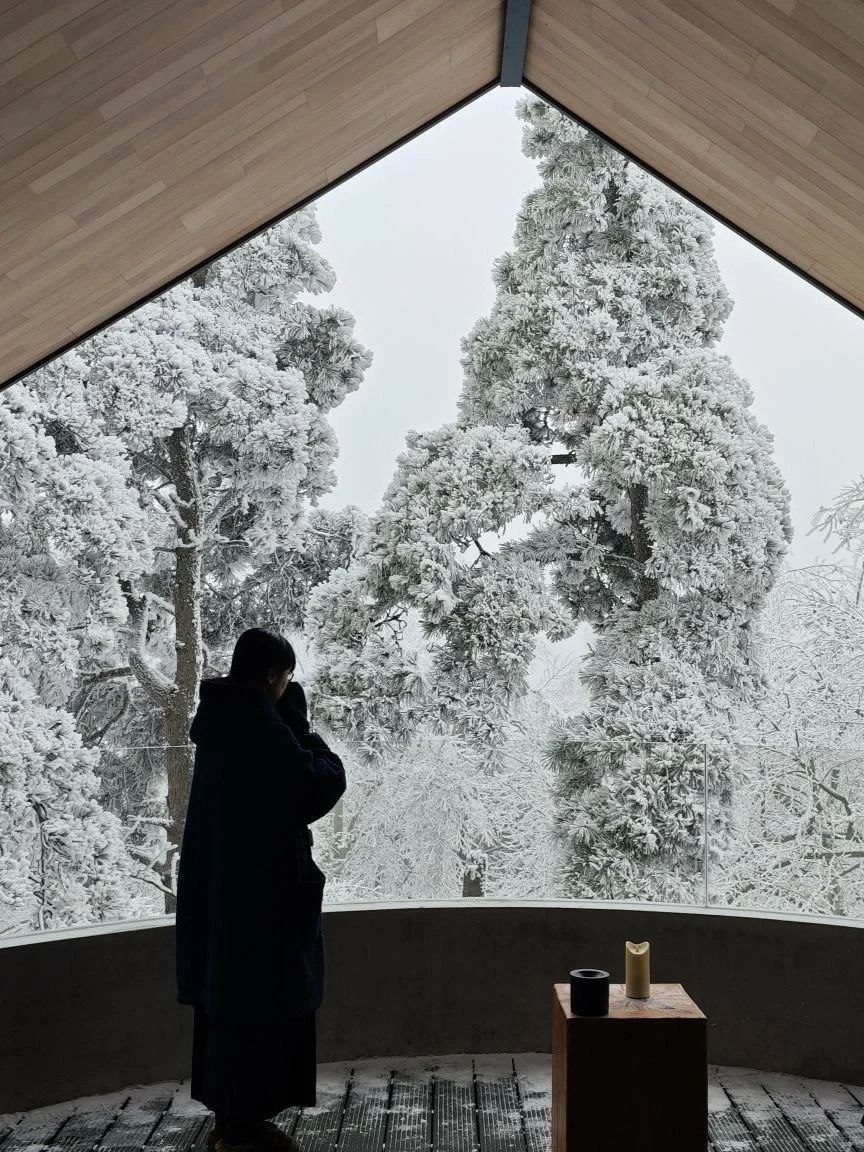 Beijing/Tianjin-Beijing Anya Hotel, sipping tea and admiring the snow in the courtyard, it's so romantic!