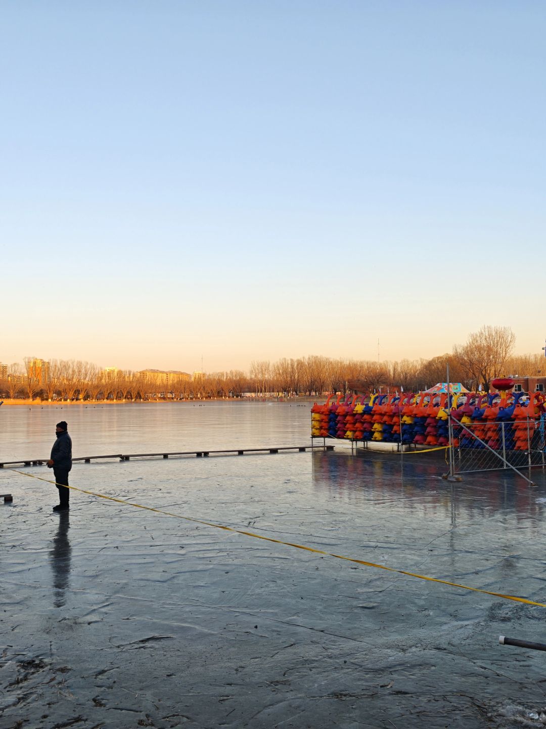 Beijing/Tianjin-Beijing Chaoyang Park, ice skating rink will be open, with a considerable area!