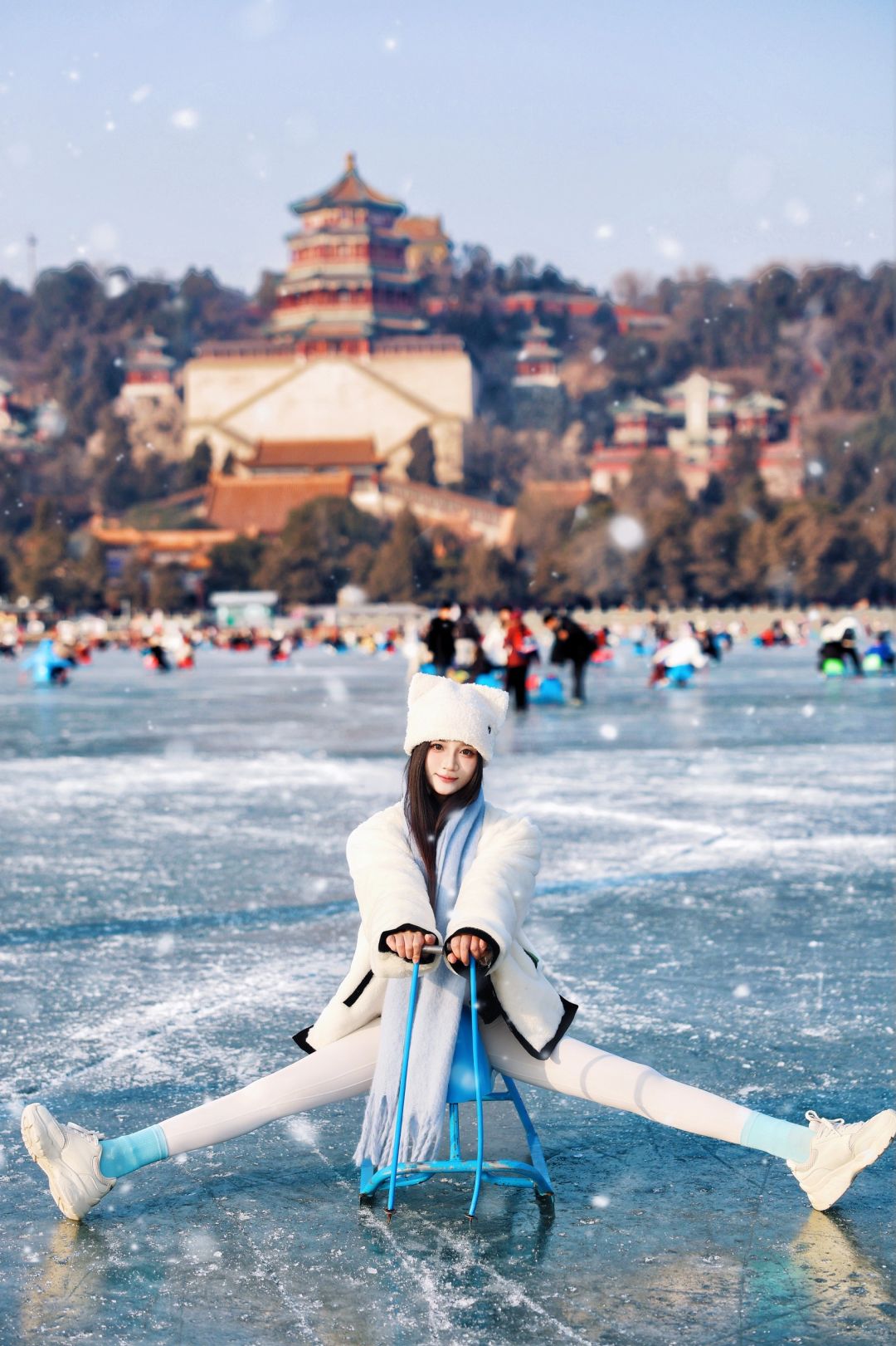 Beijing/Tianjin-Beijing Summer Palace Ice Rink, one of the favorite ice rinks among Beijing locals!