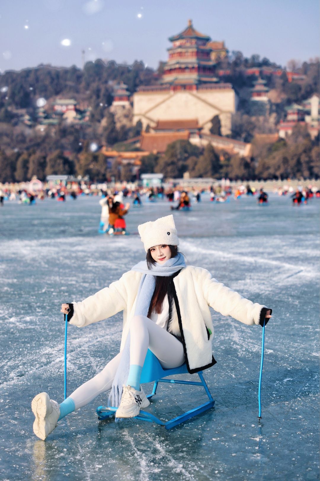 Beijing/Tianjin-Beijing Summer Palace Ice Rink, one of the favorite ice rinks among Beijing locals!