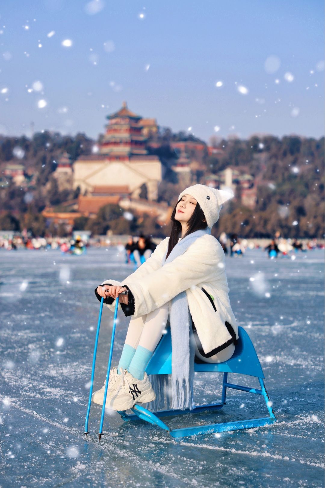 Beijing/Tianjin-Beijing Summer Palace Ice Rink, one of the favorite ice rinks among Beijing locals!