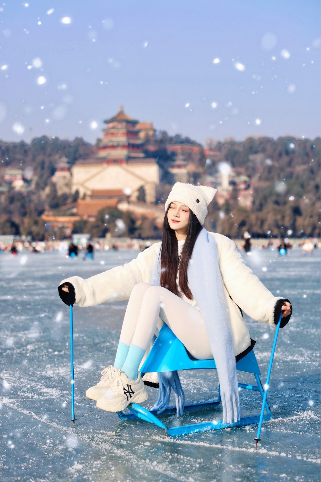 Beijing/Tianjin-Beijing Summer Palace Ice Rink, one of the favorite ice rinks among Beijing locals!