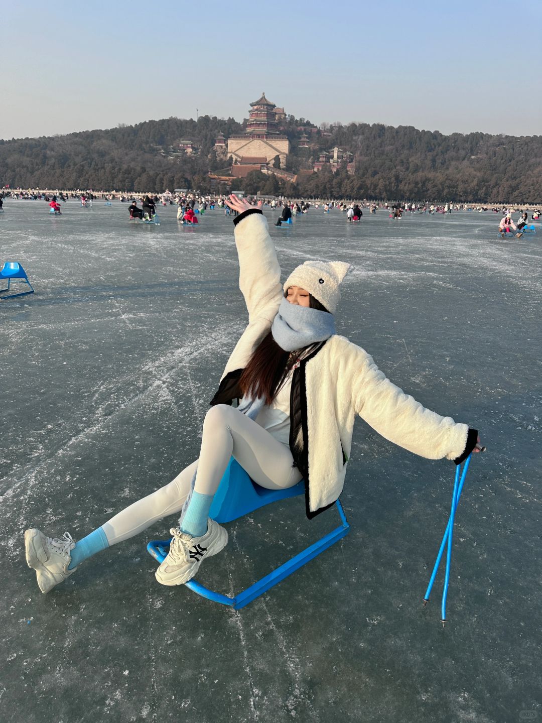 Beijing/Tianjin-Beijing Summer Palace Ice Rink, one of the favorite ice rinks among Beijing locals!