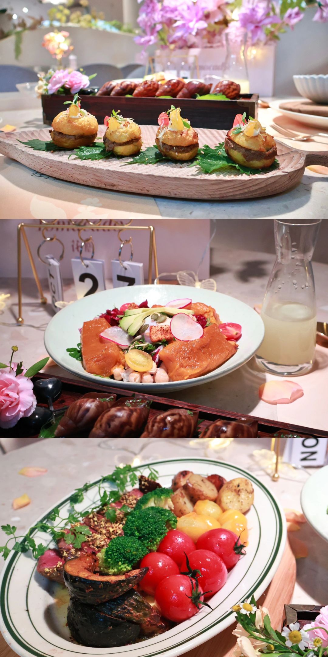 Shanghai/Hangzhou-Shanghai Tomato Flower Restaurant is filled with fresh flowers, perfect for couples!