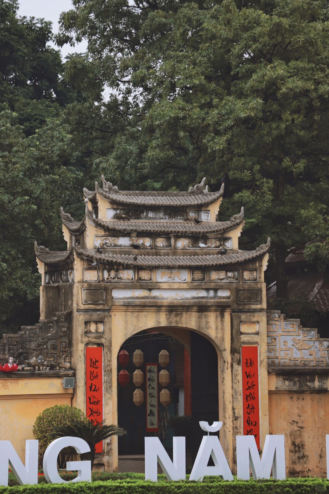 Hanoi-Thang Long Imperial Citadel in Vietnam, built in the 7th century AD, is the prototype of Hanoi