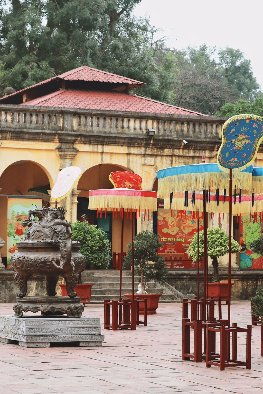 Hanoi-Thang Long Imperial Citadel in Vietnam, built in the 7th century AD, is the prototype of Hanoi