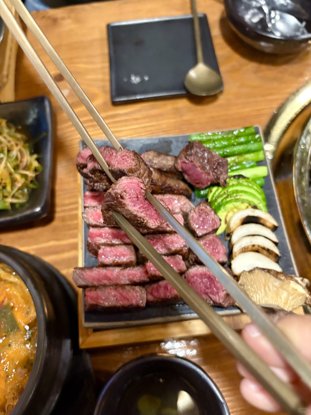 Seoul-일편등심 마곡발산점 발산역, Korean beef BBQ restaurant I've been to many times, Near Airport