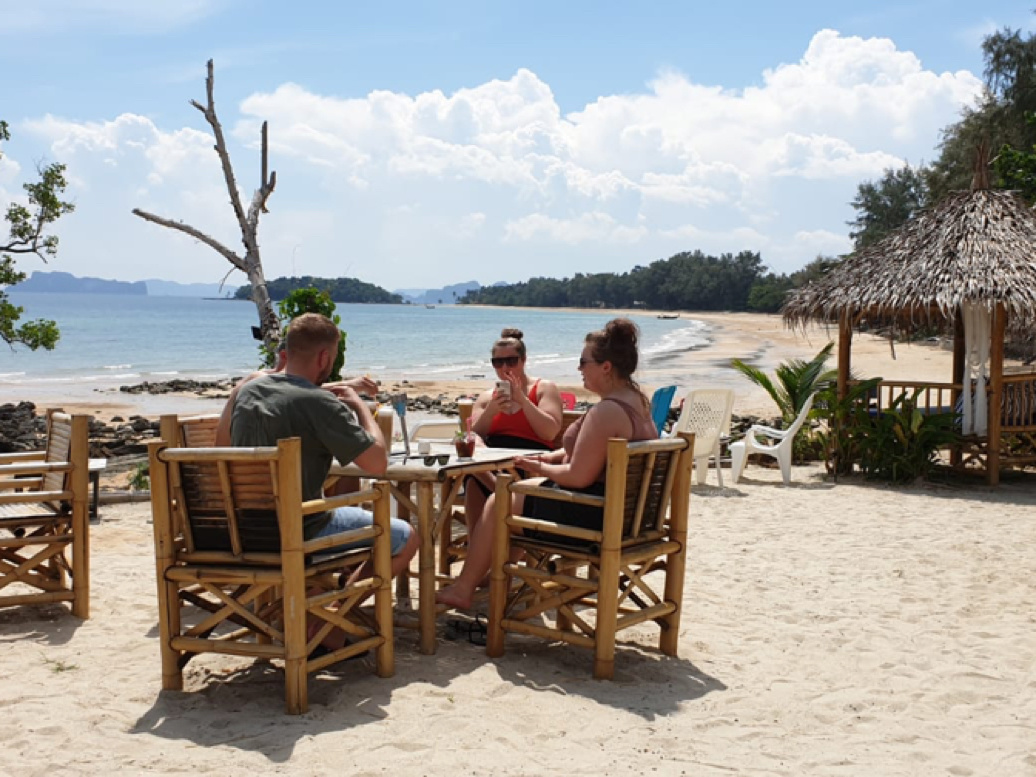 Krabi-Krabi Balibar is super relaxed beach bar opened by British man for his wife who loves drinking