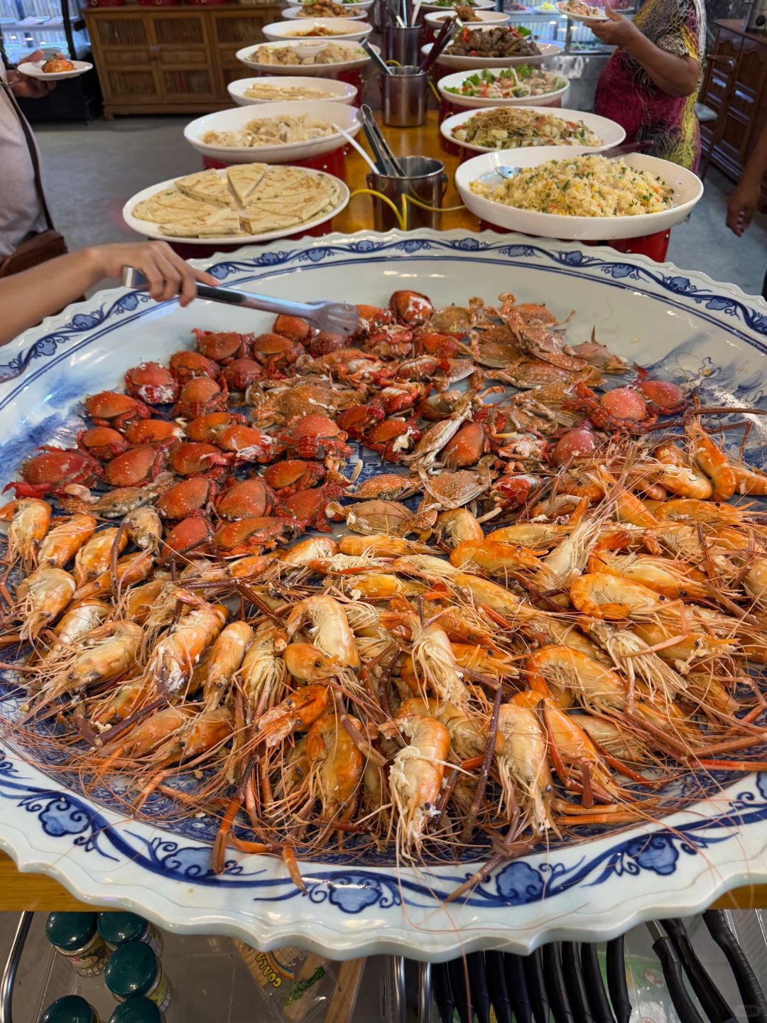 Pattaya-Jomtien Lobster Beach Buffet Restaurant, priced at 499 baht per person, with fresh ingredients