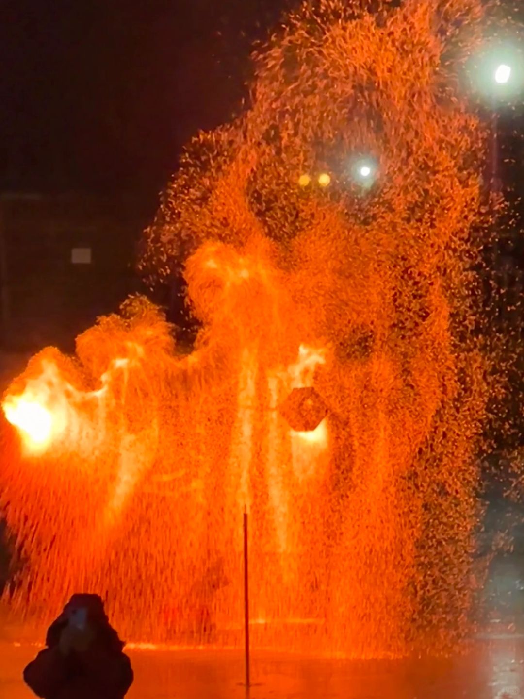 Beijing/Tianjin-Beijing Daoxianghu Park has a performance of making iron flowers, and every time I watch it, I am shocked!