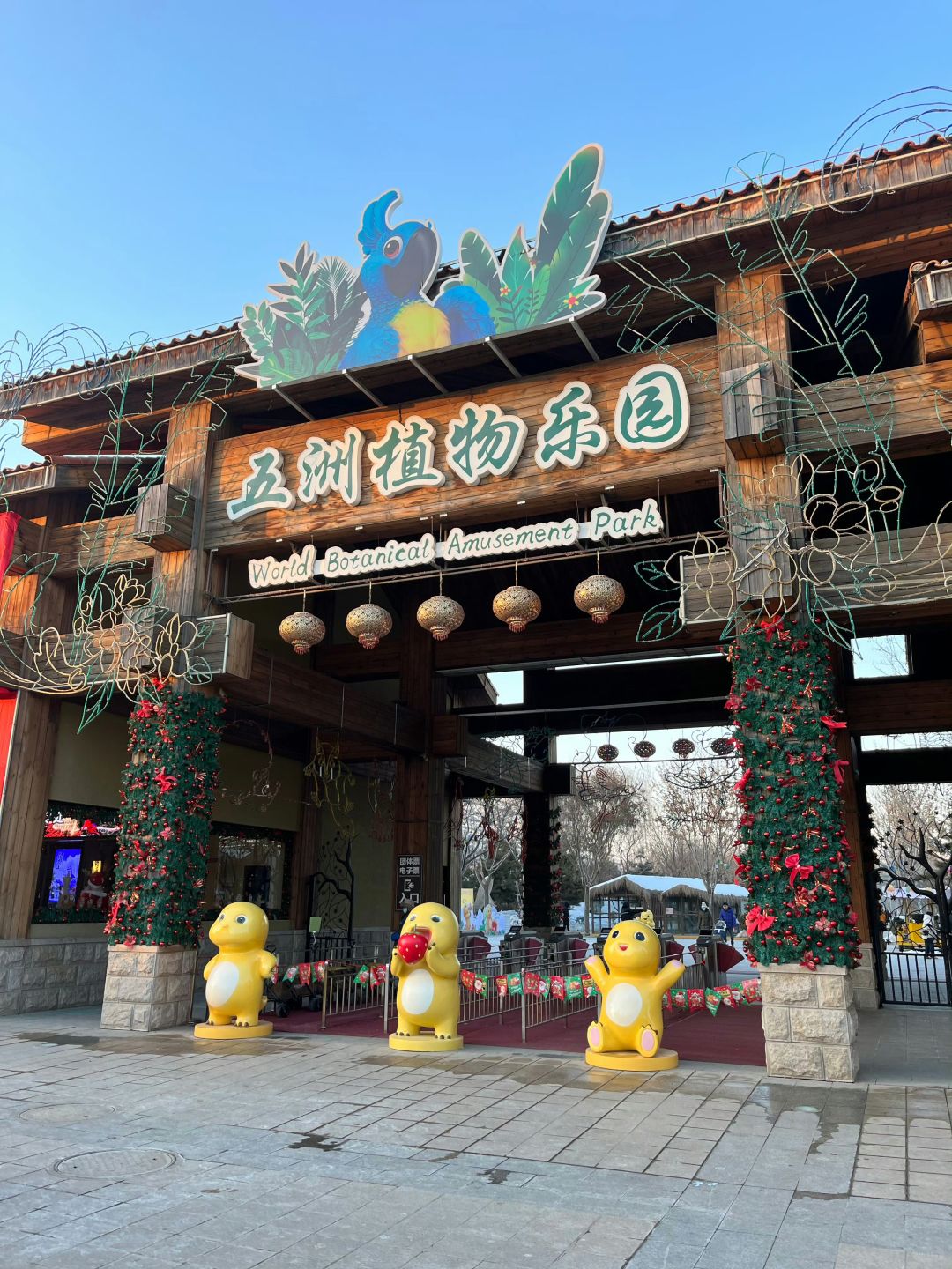 Beijing/Tianjin-Beijing Wuzhou Botanical Garden has a parrot performance, which is very exciting!