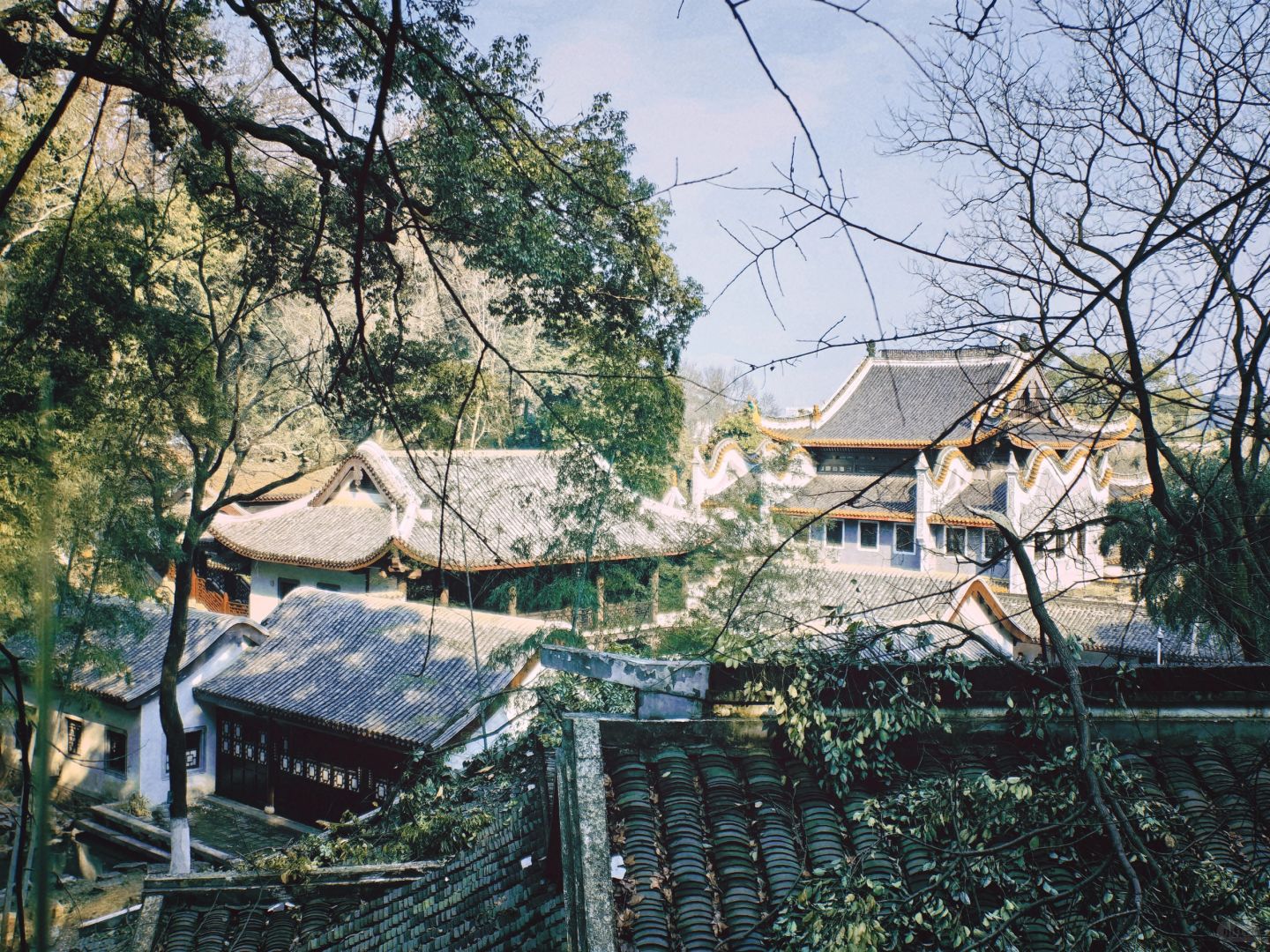 Changsha-Changsha Yuelu Academy has beautiful scenery and I like its architectural style!