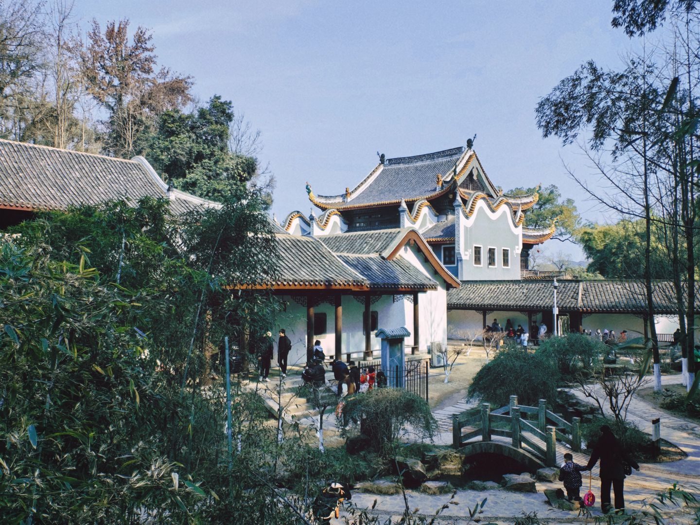 Changsha-Changsha Yuelu Academy has beautiful scenery and I like its architectural style!