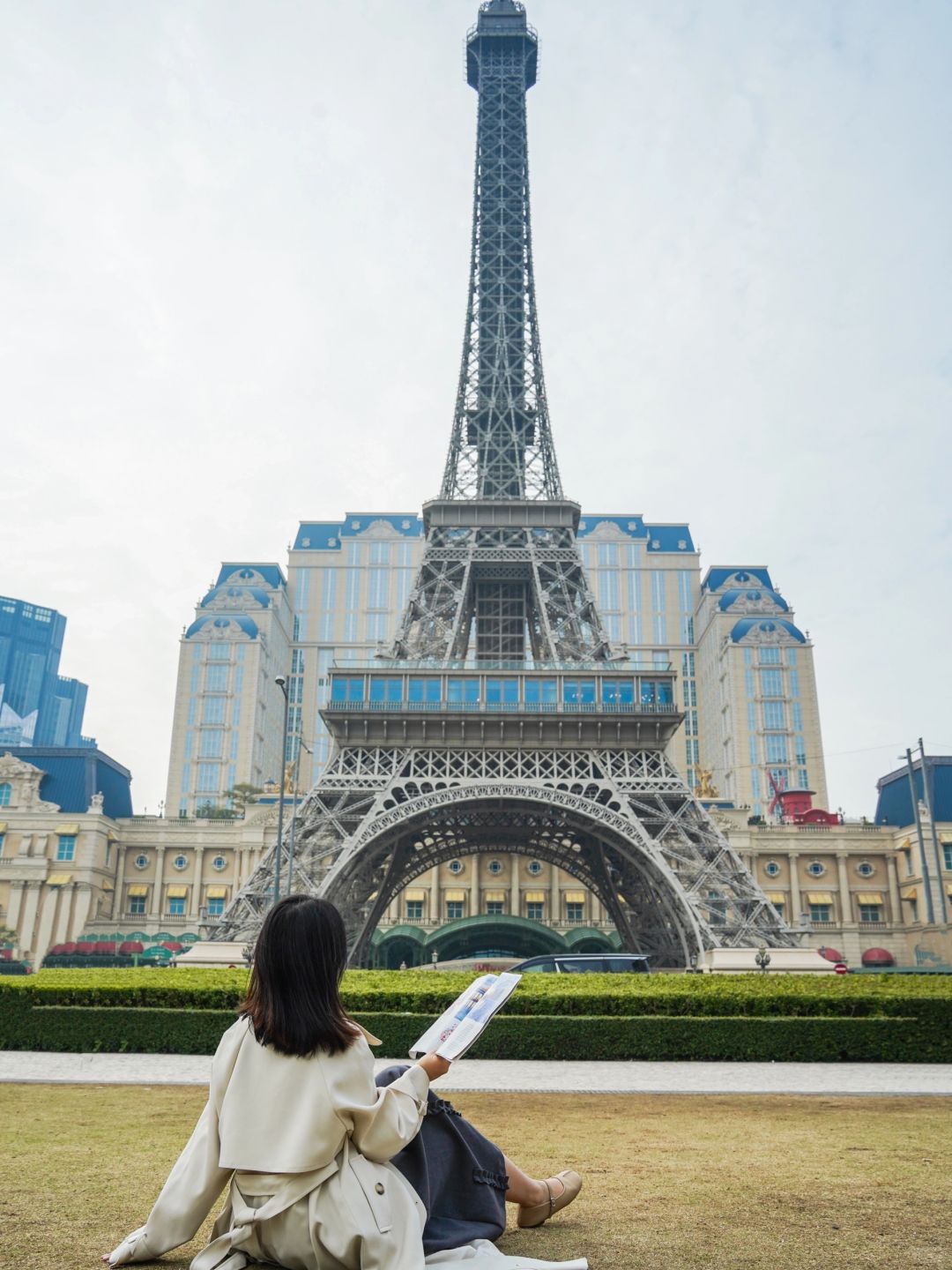 Macao-Macau landmarks travel guide. Ruins of St. Paul's, Love Lane, Guanye Street, Grand Lisboa