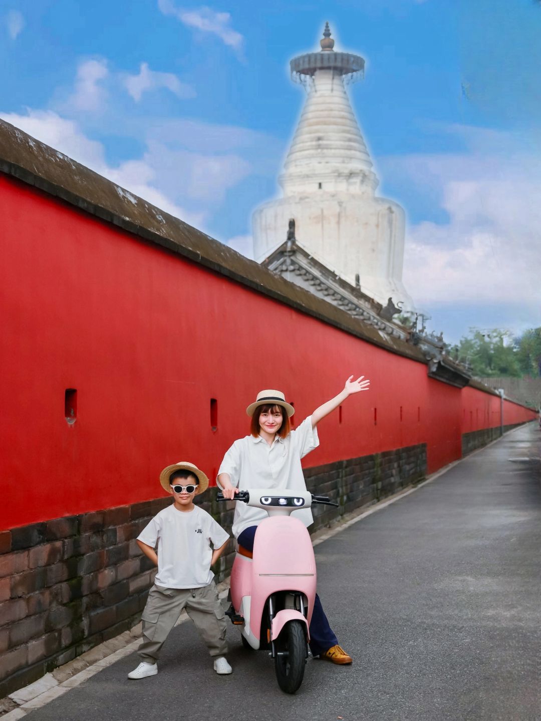 Beijing/Tianjin-The White Pagoda of Beijing, standing in a small alley 700 years ago, is shocking!