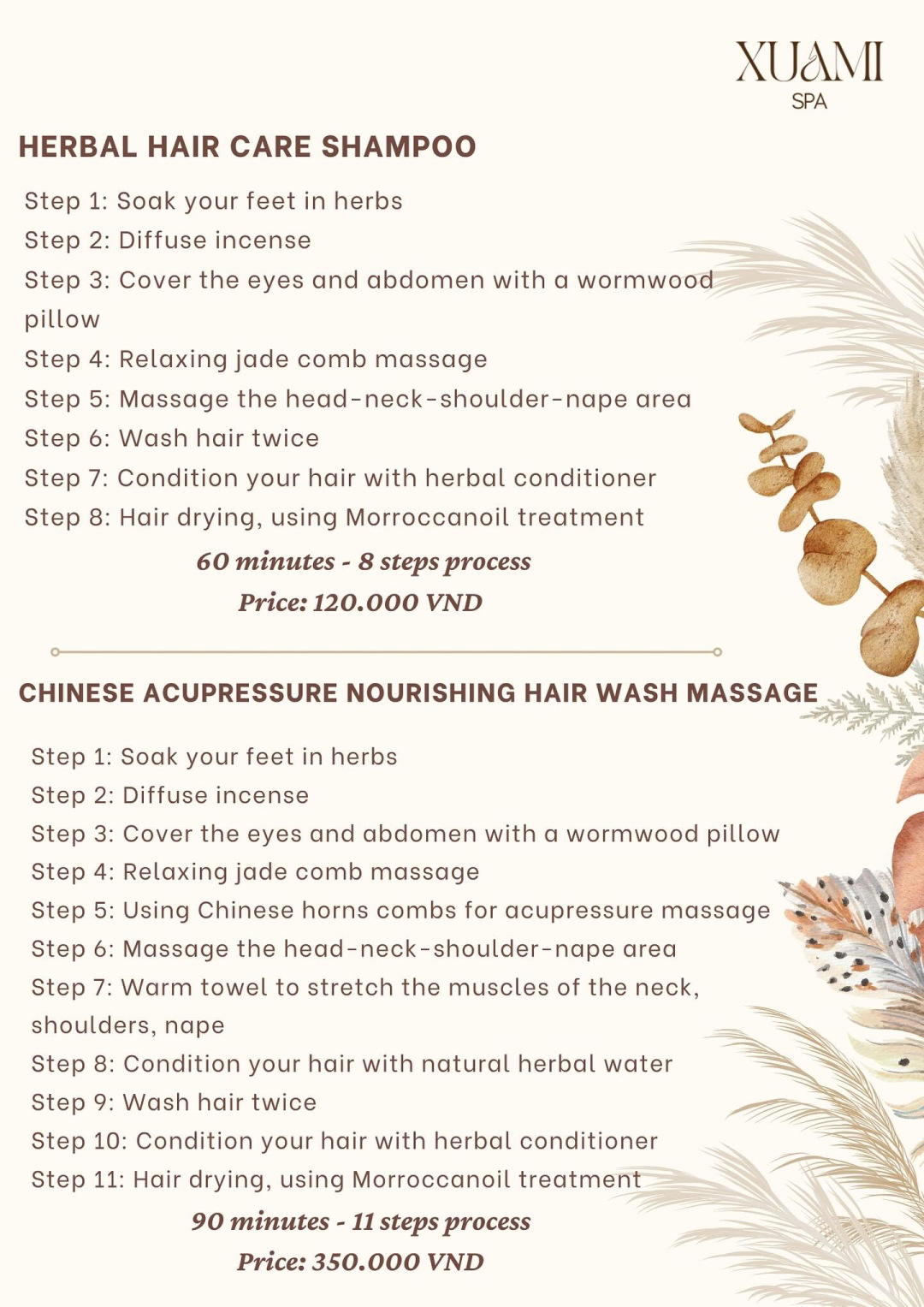 Hanoi-Xuami Spa, highly recommended health shampoo and massage SPA in the center of Hanoi, Vietnam