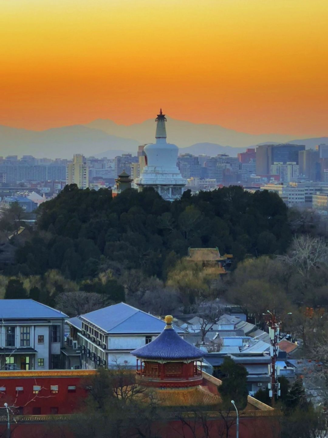 Beijing/Tianjin-Live Live! When you come to Beijing, you must see the beautiful sunset