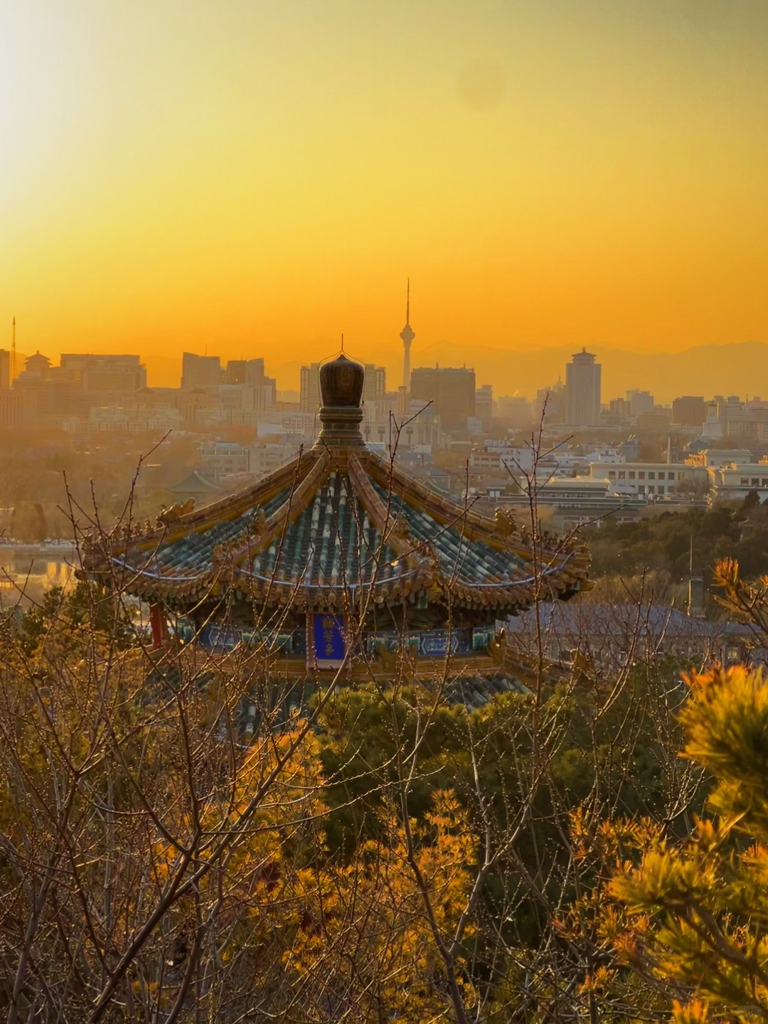 Beijing/Tianjin-Live Live! When you come to Beijing, you must see the beautiful sunset