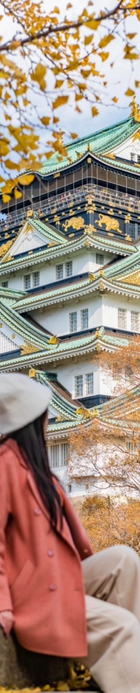 Osaka Castle Park~The most beautiful seat at the castle tower~