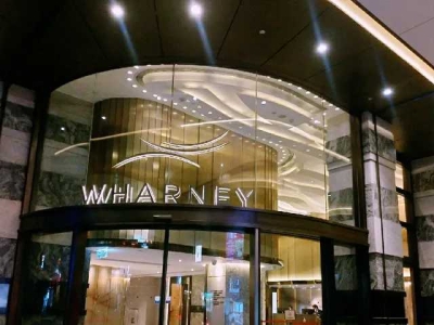 Four-star Wharf Grand Bayview Hotel in Wan Chai's red-light district is close to many bars