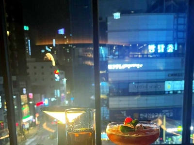 Busan Whisky Bar, great place to taste whisky and enjoy the charming street view of Haeundae