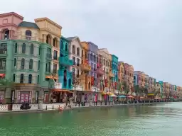 Check out the lesser-known Hanoi Venice, with colorful houses on the roadside