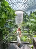 Forest City Singapore, green plants cover the entire building