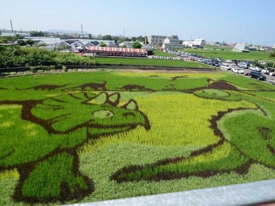 One-day tour in Taoyuan and Miaoli Garden. Rush Cultural Center Rice Field Painting and Chinese Pottery Kiln