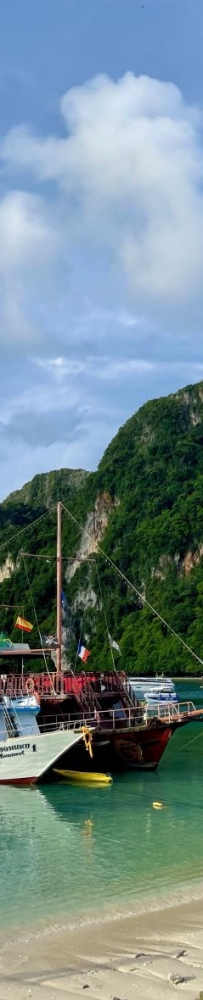 Krabi - Phi Phi Island Tour. Boat ticket booking, Muay Thai competition, pineapple fried rice