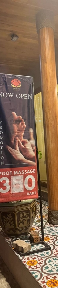 sunshine now open, ? my body was seen naked by a massage technician in Phuket