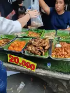 Indonesia, Jakarta, local food street, kuningan opens every Friday