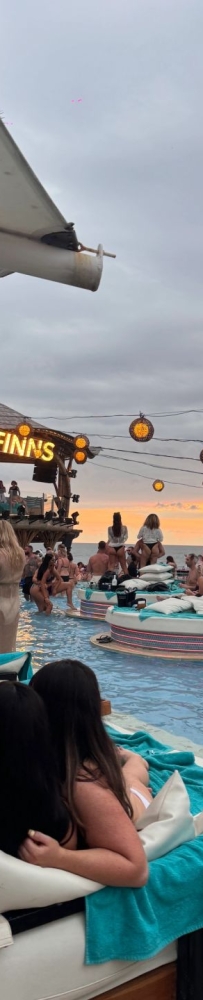 I recommend Finns Bar to the whole world. It is the No.1 beach club in Asia. It is very fun