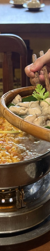 The crab roe hotpot at the Michelin-rated Nha Tu restaurant in Ho Chi Minh is delicious