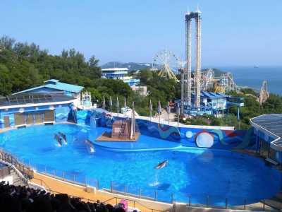 Ocean Park Hong Kong, Hong Kong's theme park, a lively large-scale garden party