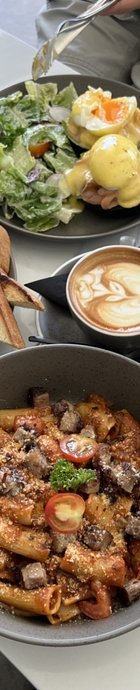 Dosage & Coffee in Cebu, Philippines, offers a variety of brunch and delicious pasta