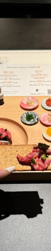 Tokyo, Japan, Azabu Juban Wagyu omakase cuisine, very ceremonial, every dish is delicious