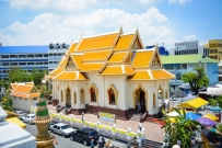 Wat Traimit Wittayaram Worawihan is dedicated to the Golden Buddha