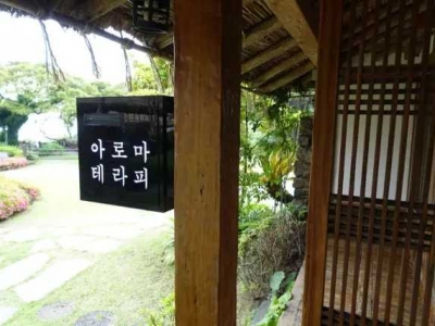 Island Hotel SPA Massage Club, Jeju Island Aboriginal thatched house decoration style