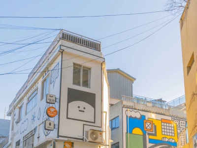 Cute cartoon sculptures can be seen everywhere on Fun Road in Seoul, South Korea