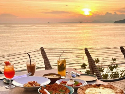 Reeve beach club Krabi, a sunset restaurant you can't miss at Ao Nang Beach, Krabi