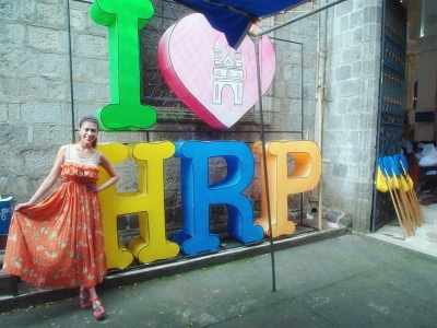 Pilgrimage to the centuries-old Holy Rosary Parish Church in Angeles City, Philippines